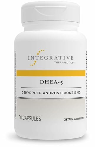Integrative Therapeutics DHEA-5 – Nahrungsergänzungsmittel für gesundes Altern und hormonelles Gleichgewicht – Vegan, laktose- & glutenfrei – 60 Kapseln