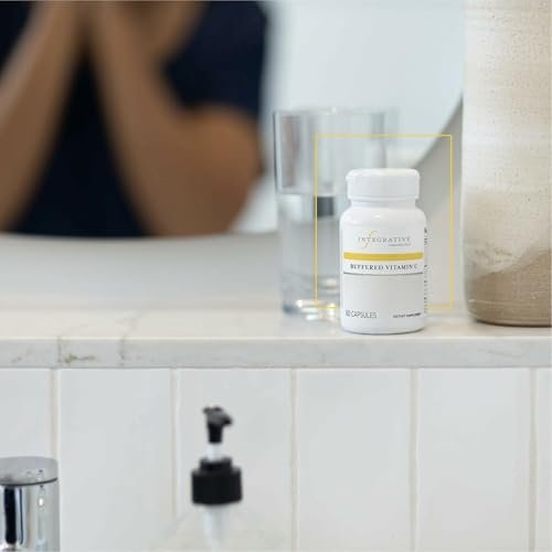 Integrative Therapeutics Gepufferte Vitamin C 1.000 mg – Tägliche Immununterstützung mit Magnesium & Calcium – Antioxidans für gesunde Haut & Bindegewebe – 60 vegane Kapseln