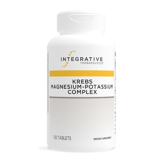 Integrative Therapeutics Krebs Magnesium-Kalium-Komplex – Mineralstoffpräparat zur Unterstützung der Herzfunktion* und zellulären Energieproduktion* – Glutenfrei & laktosefrei – 120 Tabletten (60 Portionen)