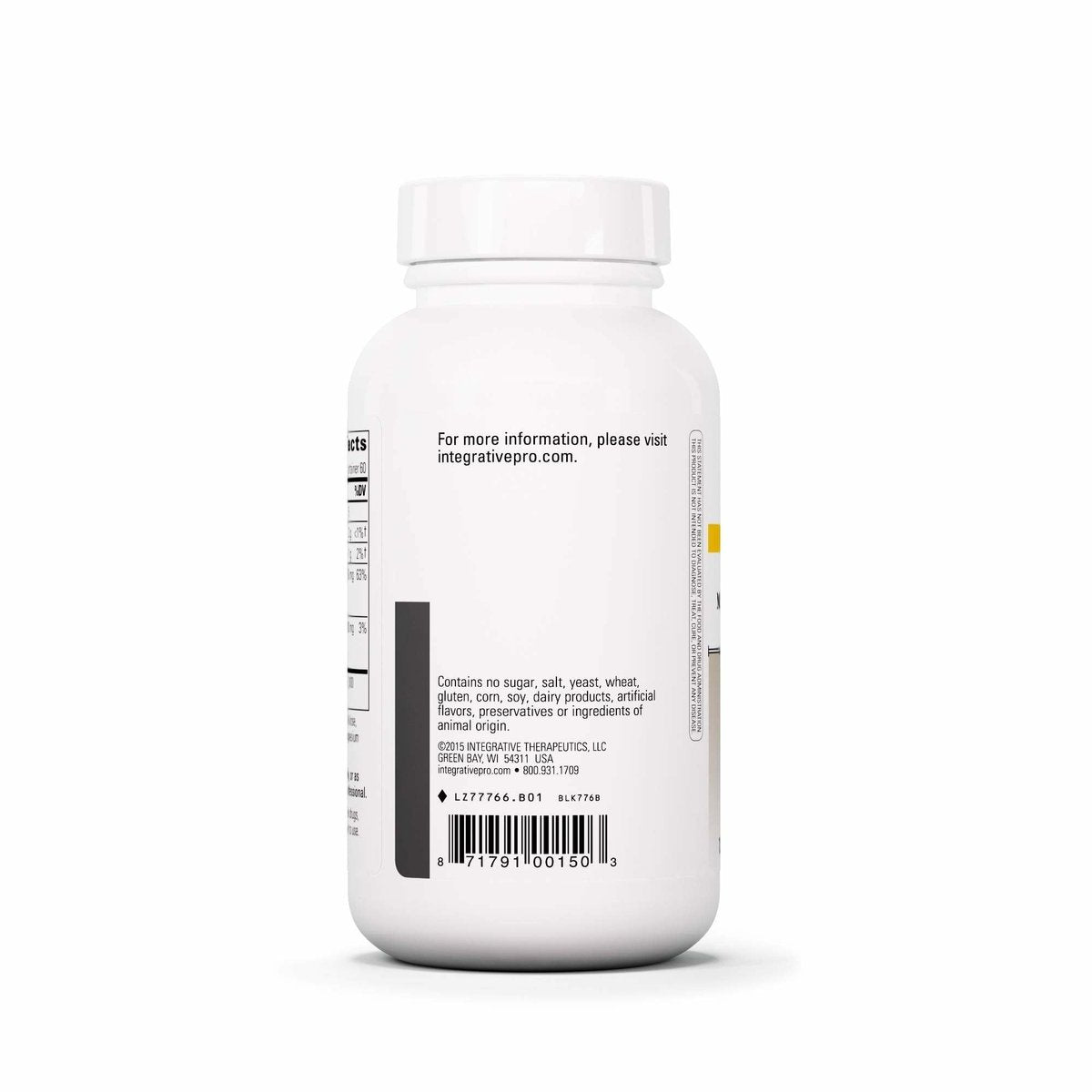 Integrative Therapeutics Krebs Magnesium-Kalium-Komplex – Mineralstoffpräparat zur Unterstützung der Herzfunktion* und zellulären Energieproduktion* – Glutenfrei & laktosefrei – 120 Tabletten (60 Portionen)