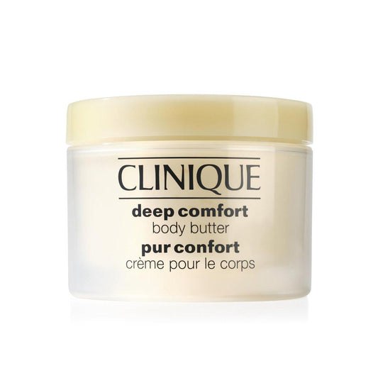 Clinique Deep Comfort Body Butter mit Hyaluronsäure, Sheabutter + Glycerin – Für zu Ekzemen neigende Haut, 200 ml