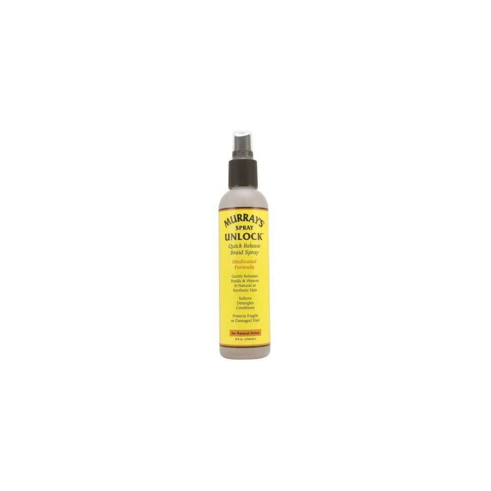 Murray's Unlock Spray Quick Release Braid Spray 8 Unzen – Haarentwirrspray für müheloses Entflechten