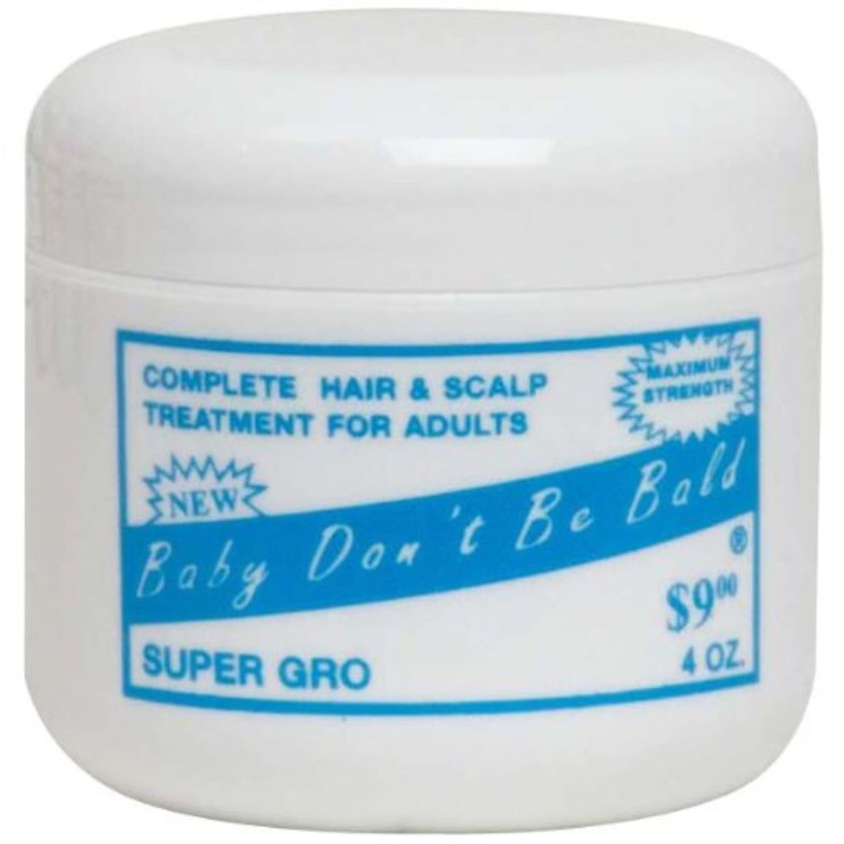 Baby Don't Bald Super GRO 4 0z – Haarwachstumsbehandlung für natürliches Haar