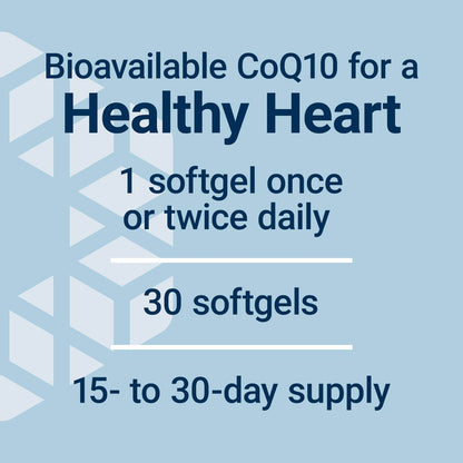 Life Extension Super Ubiquinol CoQ10 50 mg – Unterstützung der Mitochondrienfunktion für Herz und Energie, 30 Weichkapseln
