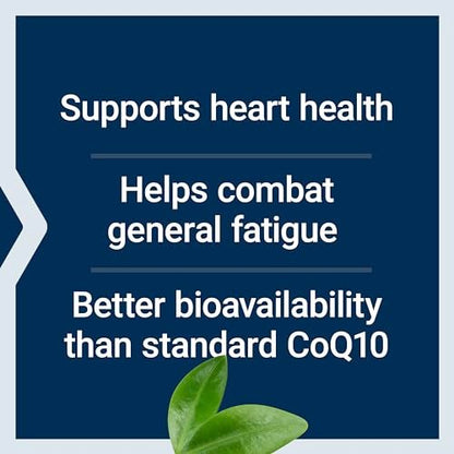 Life Extension Super Ubiquinol CoQ10 50 mg – Unterstützung der Mitochondrienfunktion für Herz und Energie, 30 Weichkapseln
