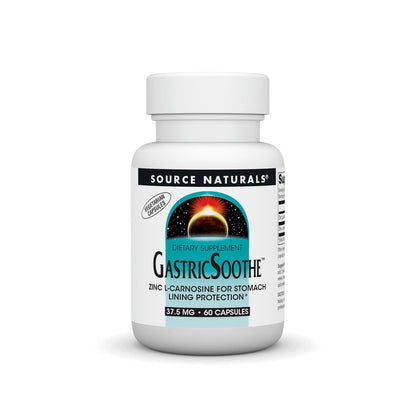 Source Naturals GastricSoothe Zink L-Carnosin – 60 vegane Kapseln zur Magenberuhigung