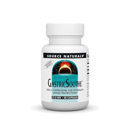 Source Naturals GastricSoothe Zink L-Carnosin – 60 vegane Kapseln zur Magenberuhigung
