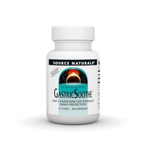 Source Naturals GastricSoothe Zink-L-Carnosin* – 30 vegane Kapseln zur Magenberuhigung