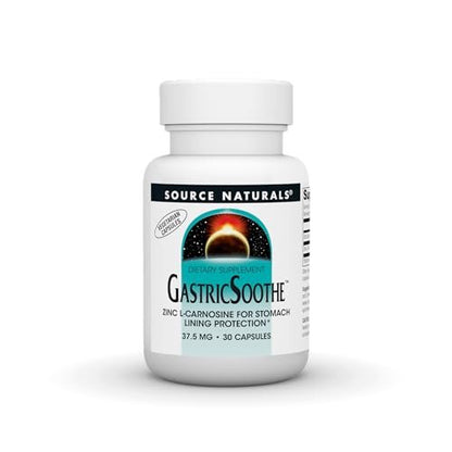 Source Naturals GastricSoothe Zink-L-Carnosin* – 30 vegane Kapseln zur Magenberuhigung