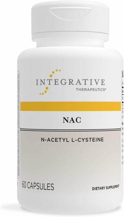 Integrative Therapeutics NAC – Antioxidant-Unterstützung für Atemwege und Lungenfunktion* – Glutenfrei & laktosefrei – 60 Kapseln