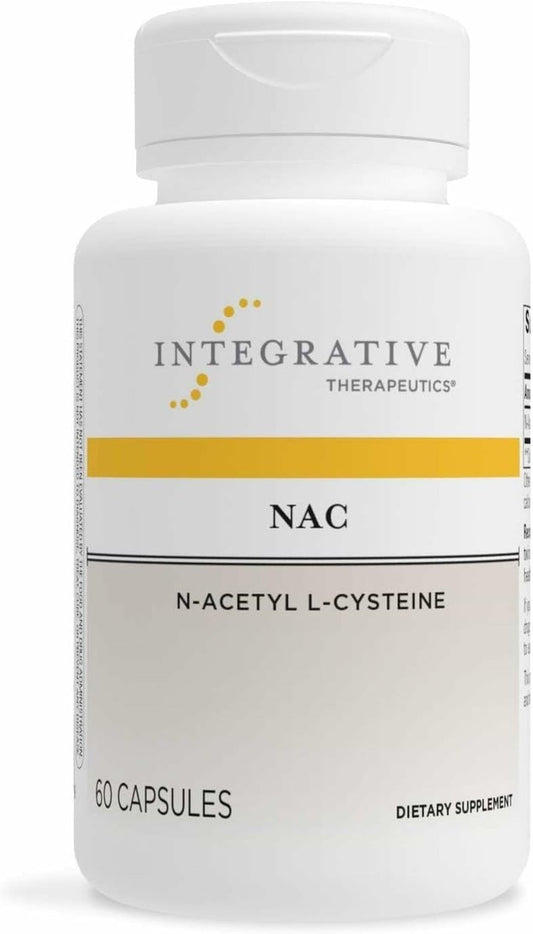 Integrative Therapeutics NAC – Antioxidant-Unterstützung für Atemwege und Lungenfunktion* – Glutenfrei & laktosefrei – 60 Kapseln