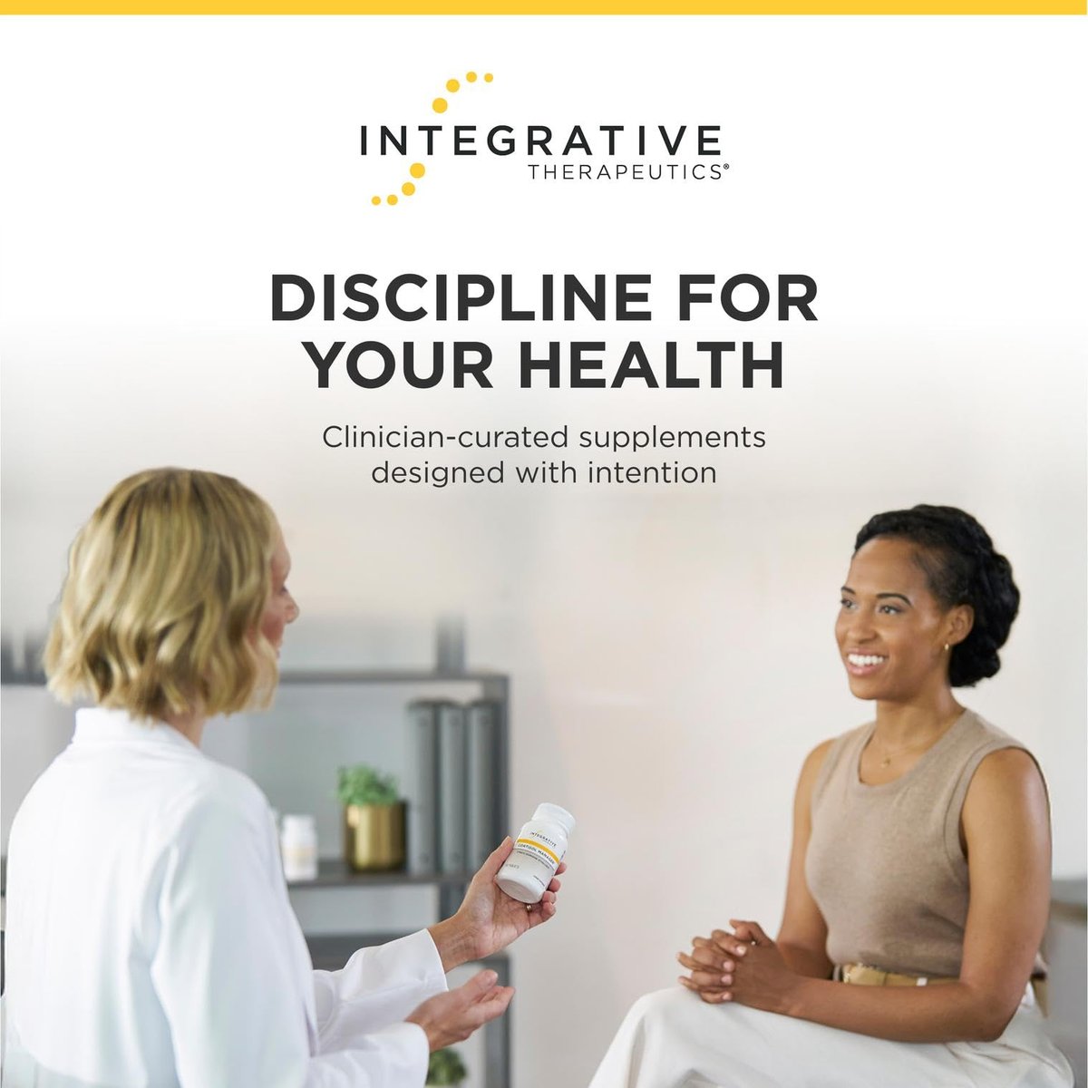 Integrative Therapeutics L-Theanin - Aminosäure zur Unterstützung von Stressabbau und Entspannung* - Vegan, Glutenfrei & Laktosefrei - Drittgeprüft - 60 Kapseln (30 Portionen)