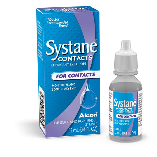 Systane Kontaktlinsen-Befeuchtungstropfen – 0,405 oz (12 ml) – Trockene Augen lindern