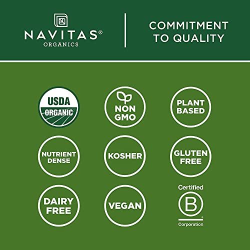 Navitas Organics Goji Pulver – 100% gefriergetrockneter Goji-Beeren-Saft – Antioxidantien-Boost – für Smoothies, Desserts & mehr – USDA Bio, Nicht-GVO, Koscher, Vegan, Glutenfrei (115g Beutel, 12 Portionen)