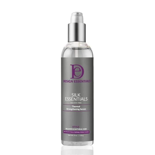 Design Essentials Silk Essentials Thermal Strengthening Serum – Hitzeschutz-Serum für schwerelose Thermo-Styles, 118 ml