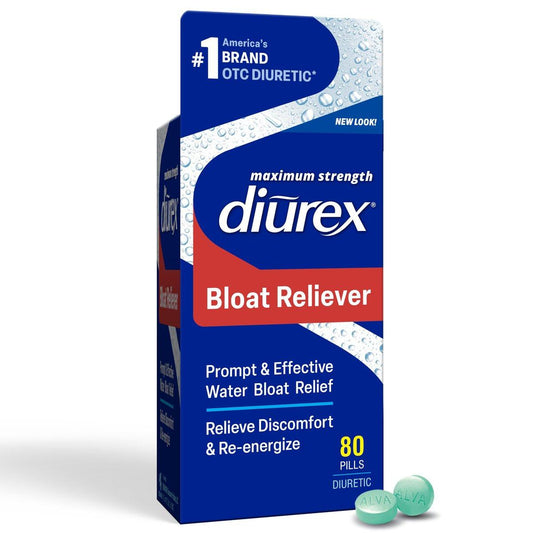 Diurex Ultra Re-Energizing Wasserpillen – Wassereinlagerungen lindern, sich leichter und besser fühlen – 80 Stück