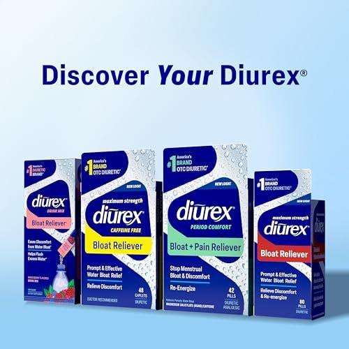 Diurex Ultra Re-Energizing Wasserpillen – Wassereinlagerungen lindern, sich leichter und besser fühlen – 80 Stück