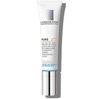 La Roche-Posay Redermic C Pure Vitamin C Augencreme mit Hyaluronsäure – Anti-Aging-Wirkung, 0,5 Fl Oz (1er-Pack)