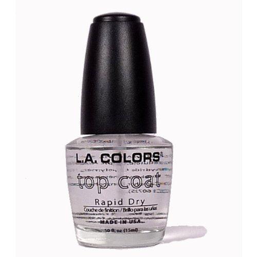 LA Colors Nail Polish Top Coat – Klarer Überlack für langanhaltenden Glanz, 0,5 fl oz