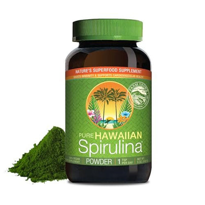 Nutrex Hawaii Reines Hawaiianisches Spirulina-Pulver – Veganes Superfood aus Kona, Nicht-GVO, Immununterstützung & Zellenergie, 142 g