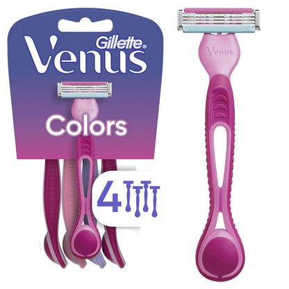 Gillette Venus Simply3 Damen-Einwegrasierer, 4 Stück, 1 Packung