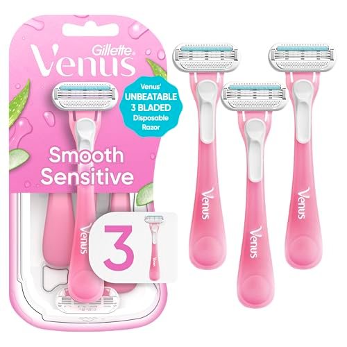Gillette Venus Sensitive Damen Einwegrasierer – 3er Pack