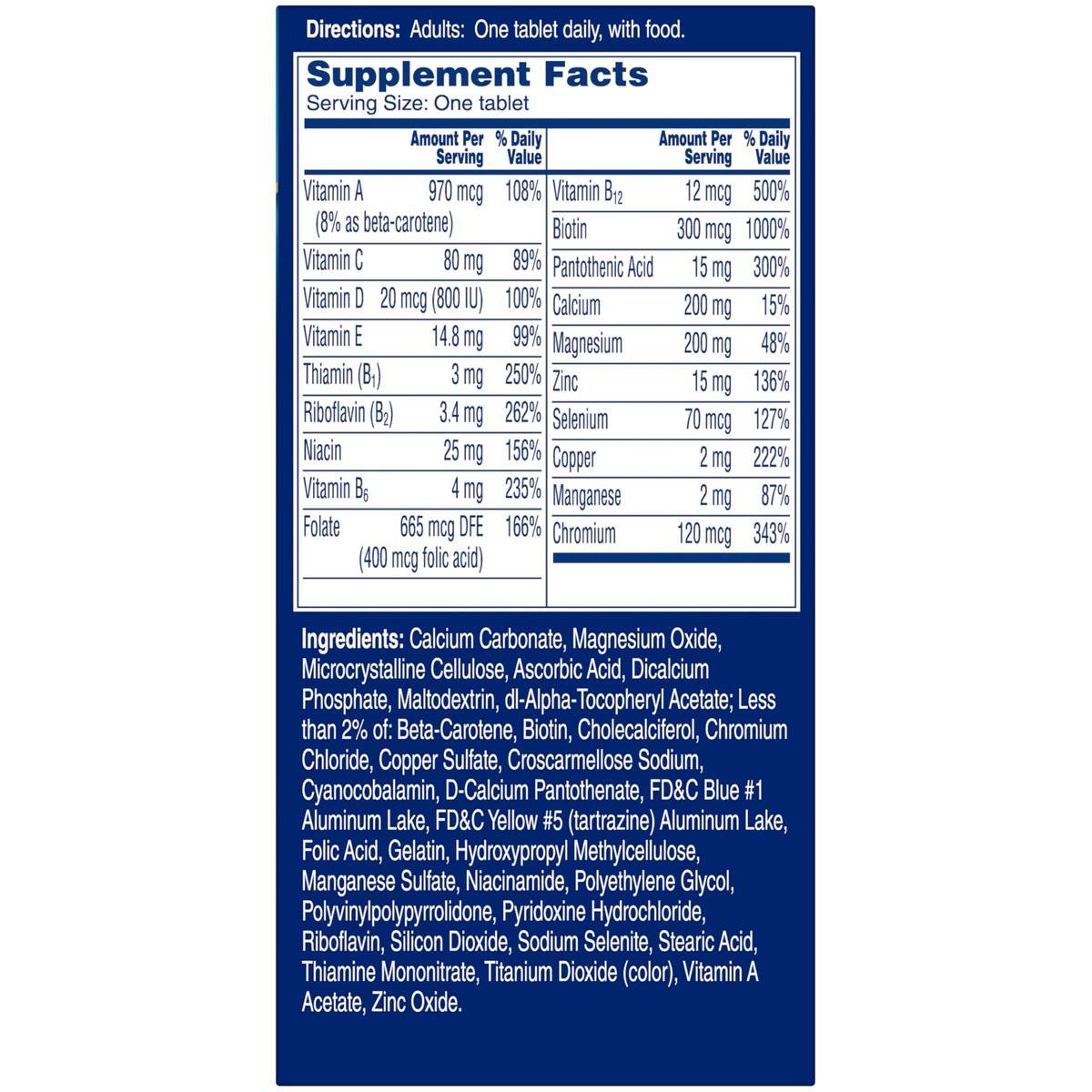 One A Day Men’s Pro Edge Multivitamin – 50 Tabletten: Immunsystem, Muskelunterstützung & Energie für Männer