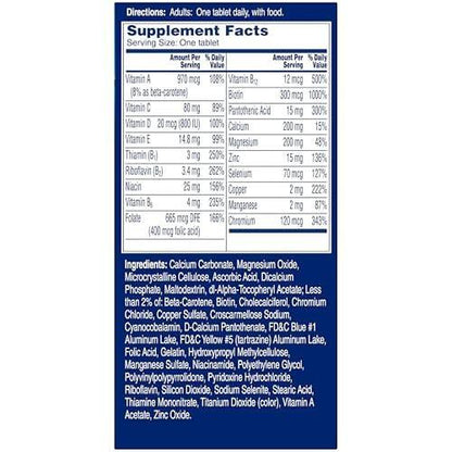 One A Day Men’s Pro Edge Multivitamin – 50 Tabletten: Immunsystem, Muskelunterstützung & Energie für Männer