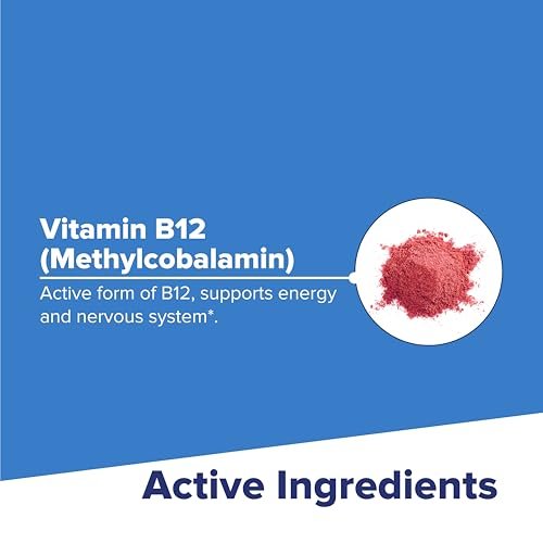Superior Source No Shot Methylcobalamin B-12 10000 mcg – Vitamin B-12 zur Unterstützung der Energieproduktion, Gehirngesundheit und des allgemeinen Wohlbefindens – Sublinguale Tabletten für schnelle Absorption – 30 lösliche Tabletten