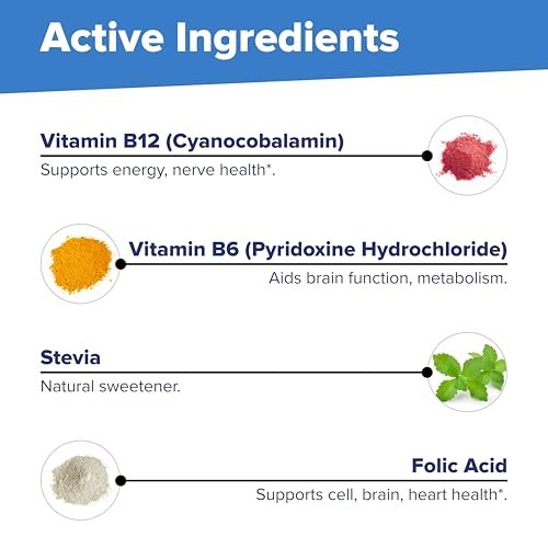 Superior Source Vitamin B-12 Cyanocobalamin 1000 mcg, B-6, Folsäure 400 mcg – Unterstützt Herz- und Gehirngesundheit, fördert natürliche Energie – 100 sublinguale Schmelztabletten
