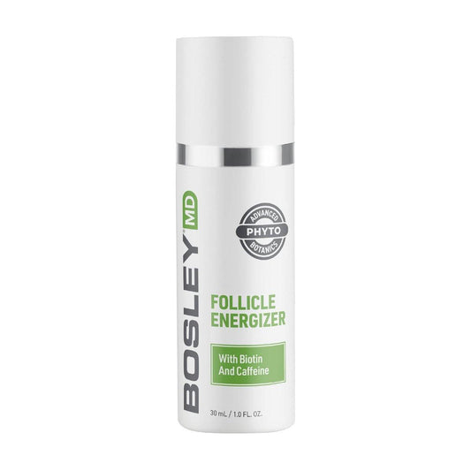 BosleyMD Healthy Hair & Scalp Follicle Energizer – DHT-blockierendes Leave-In Serum mit Biotin, Koffein, Panthenol & Apfelstammzelle – Stärkt Haarfollikel für volleres, dichteres Haar, 30 ml