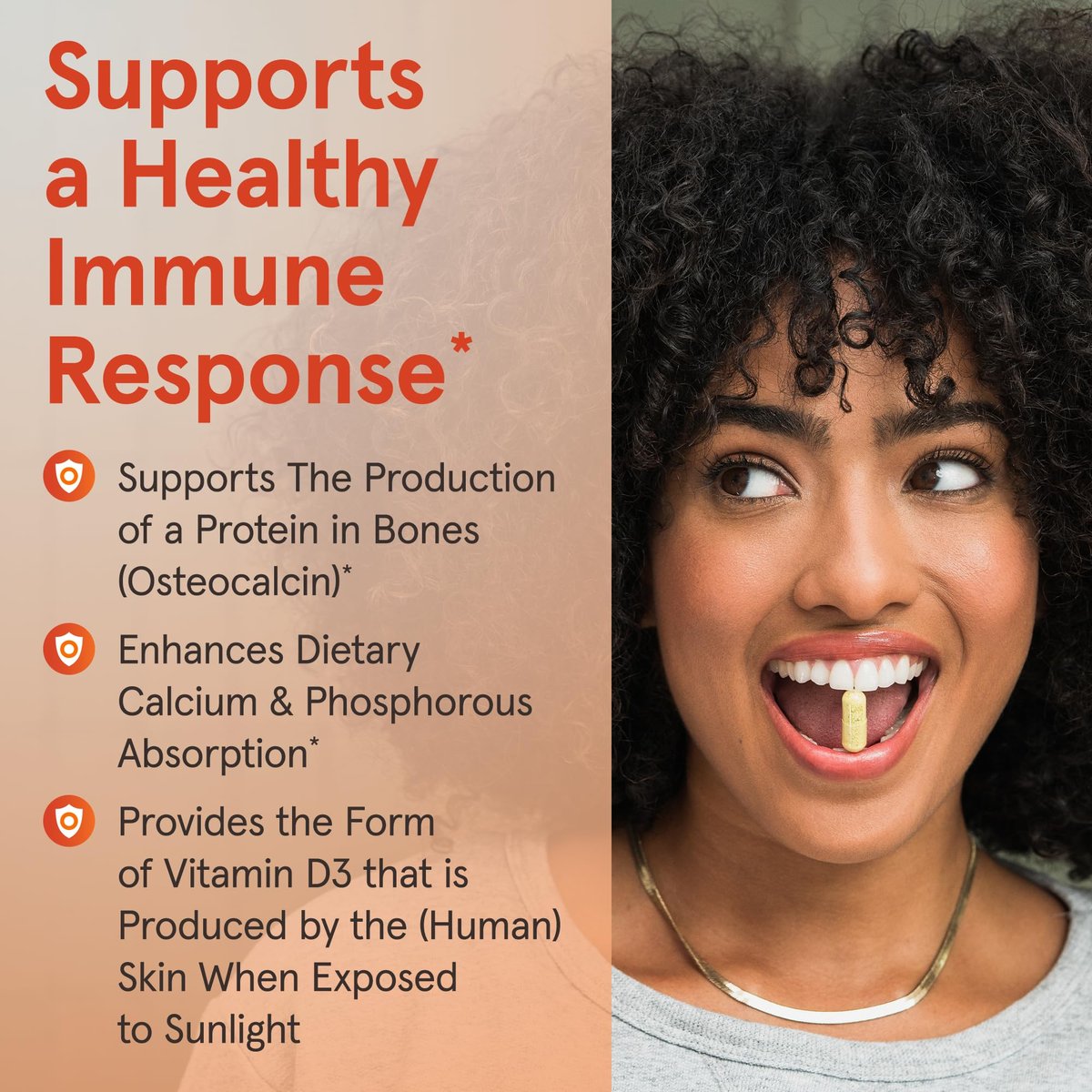 Jarrow Formulas Vitamin D3 125 mcg (5000 IE) - 100 Softgels - Knochengesundheit, Immununterstützung & Kalziumstoffwechsel - Glutenfrei