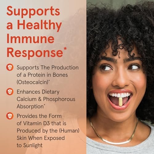 Jarrow Formulas Vitamin D3 125 mcg (5000 IE) - 100 Softgels - Knochengesundheit, Immununterstützung & Kalziumstoffwechsel - Glutenfrei