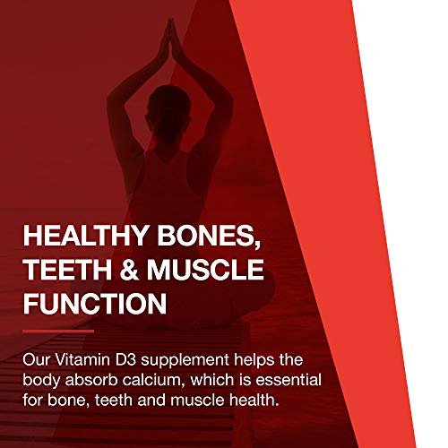 PROTOCOL FOR LIFE BALANCE Vitamin D3 2.000 IE – Immununterstützung, gesunde Knochen und Zähne – 120 Weichkapseln