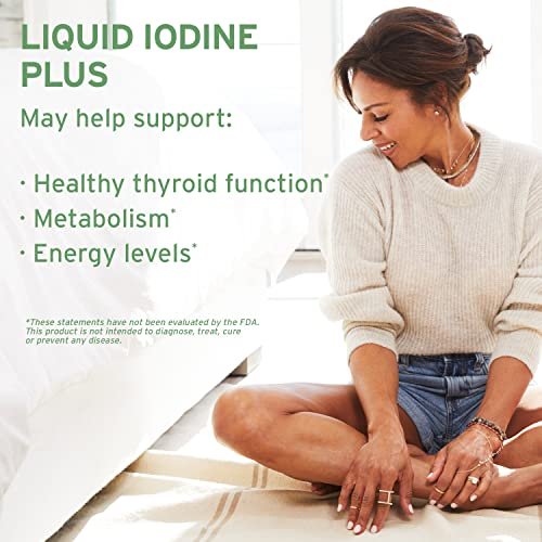 Life-flo Flüssiges Jod Plus 150 mcg – Jodpräparat zur Unterstützung der Schilddrüse,* für gesunde Energie & Stoffwechsel* mit Jod und Kaliumjodid (geschmacksneutral)