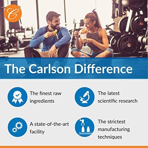 Carlson Vitamin D3 5000 IE (125 µg) – 120 Softgels für Knochen- und Muskelgesundheit
