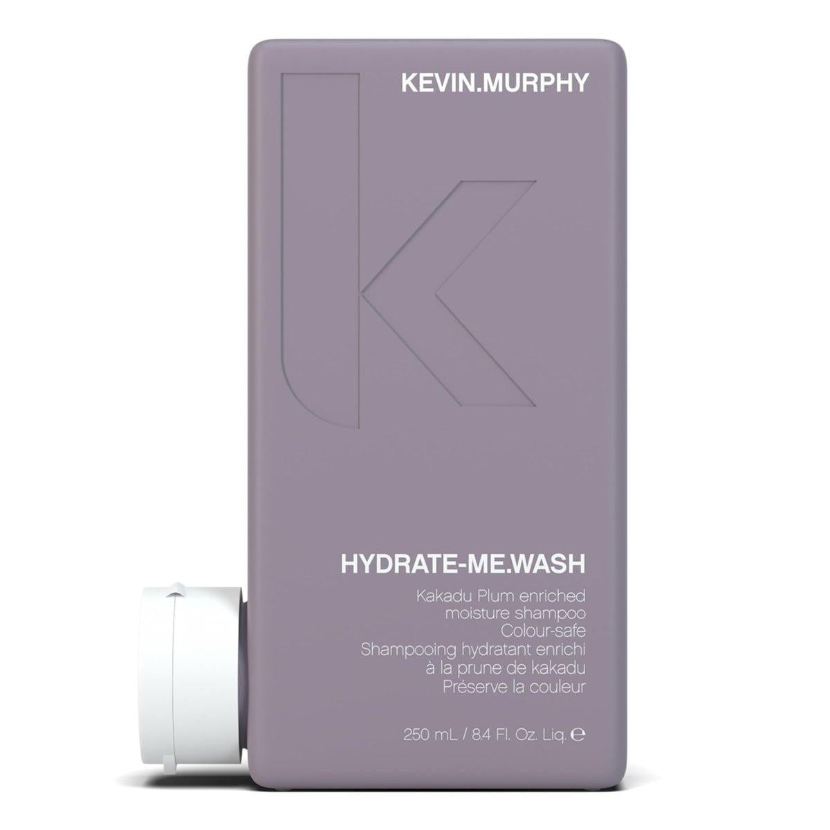 KEVIN.MURPHY HYDRATE-ME.WASH Feuchtigkeitsshampoo – 250 ml | Pflegendes Shampoo für trockenes & coloriertes Haar
