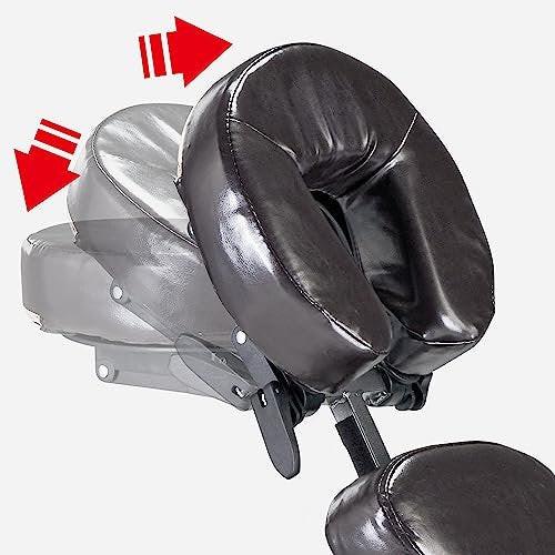 Master Massage Bedford Klappbarer Massagesessel für Salon, Leicht und Tragbar, mit Tragetasche und Höhenverstellung (Kaffee)