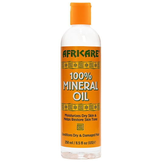 COCOCARE Africare 100 % Mineralöl - 8,5 Fl Oz - Duftfreies reines Öl für Haut- und Kopfhautpflege