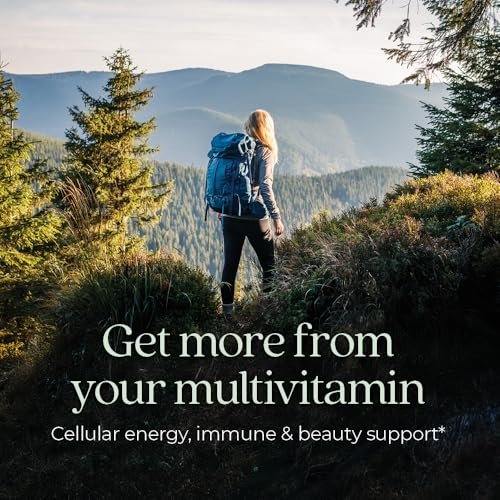 New Chapter Frauen Multivitamin – Eisen, B6, B12, Biotin für Haarwachstum, D3, Vitamin C, Zink für Immun- & Stressunterstützung, Sanft auf nüchternen Magen, 1 Tablette täglich, Nicht-GVO, Glutenfrei, 18+, 48 Tabletten
