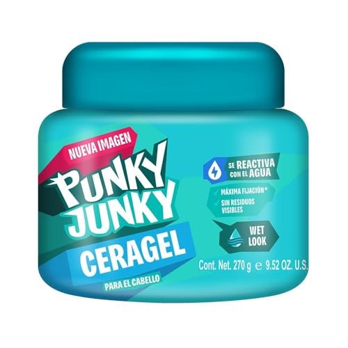 Punky Junky Cera Gel Fx Brillante Gel Wax 9,52 oz – Glanz und Halt für kreative Styles