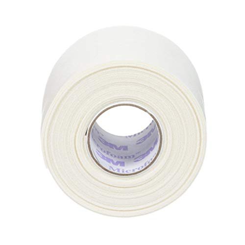 3M Microfoam Chirurgisches Tape 5 cm x 5 m, Weiß, 1 Rolle