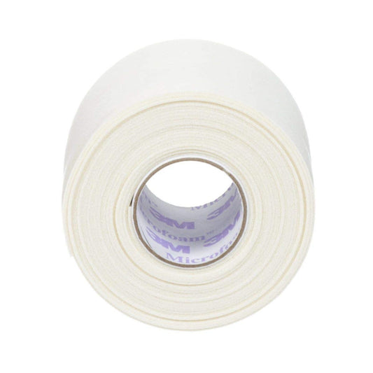 3M Microfoam Chirurgisches Tape 5 cm x 5 m, Weiß, 1 Rolle
