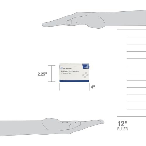 First Aid Only G460 Dreifach-Antibiotika-Salbe Einzelpackungen, 25 Stück