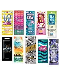 10 Probepackungen Selbstbräuner Lotion für Sonnenbank & Solarium - California Tan Sortiment