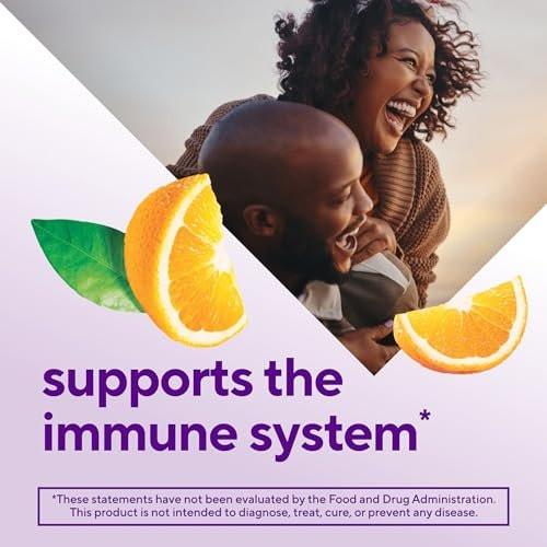 Vitafusion Power C Vitamin C Gummis für Immununterstützung, Orangengeschmack, 282 mg Vitamin C, Amerikas Nr. 1 Gummivitamin-Marke, 50-Tage-Vorrat, 150 Stück
