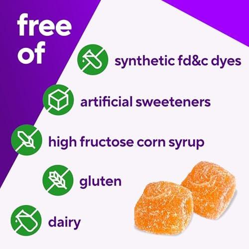 Vitafusion Power C Vitamin C Gummis für Immununterstützung, Orangengeschmack, 282 mg Vitamin C, Amerikas Nr. 1 Gummivitamin-Marke, 50-Tage-Vorrat, 150 Stück