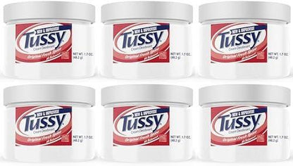 Tussy Deodorant Creme, 1,7 Unzen (6er-Pack) – Wirksamer Schutz den ganzen Tag