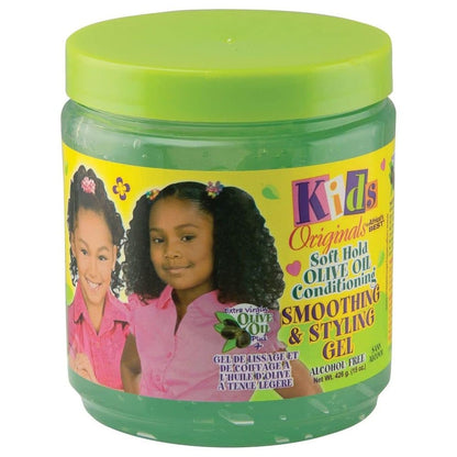 Originals by Africa's Best Soft Hold Olive Oil Conditioning Smoothing & Styling Gel, 15 oz Glas