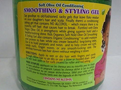 Originals by Africa's Best Soft Hold Olive Oil Conditioning Smoothing & Styling Gel, 15 oz Glas